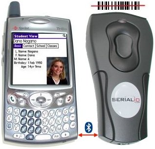 Treo 650 Wireless LaserChamp Barcode Scanner companion