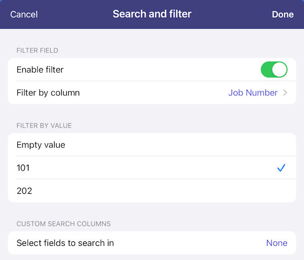 Find employees contractors stratus-io time & attendance filter on job number 