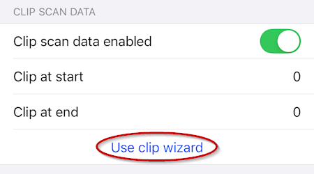 SerialMagic Keys iPhone Clip scan data strip unwanted characters Use clip wizard 