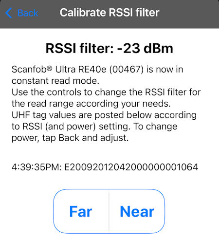 Ignore Nearby UHF Tags RSSI Filter Read Only RFID Tags You Want