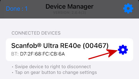 iPhone UHF RFID Reader Scanfob Ultra RE40e SDM RSSI