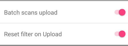 iScanBrowser Android Batch RFID Upload Duplicate Filter 