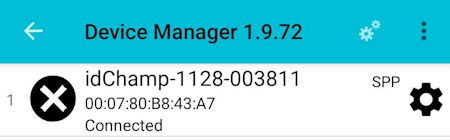 iScanBrowser Android TSL 1128 Connected Batch RFID Upload To Webpage