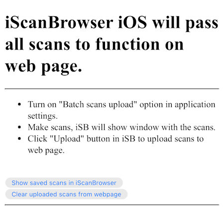 iScanBrowser RFID Web Wedge iOS 