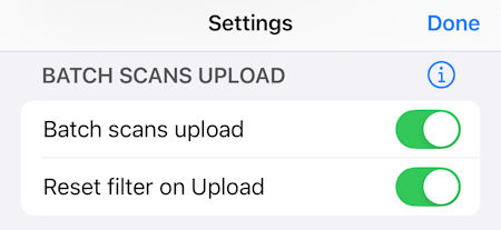 iScanBrowser RFID Web Wedge iOS Batch Scans Mode 