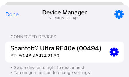 iScanBrowser Scanfob Ultra RE40e Connected iPhone Batch Upload Webpage 