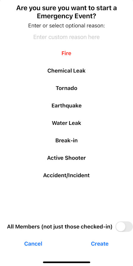 Mobile Emergency Headcount Via Access Control iPhone 