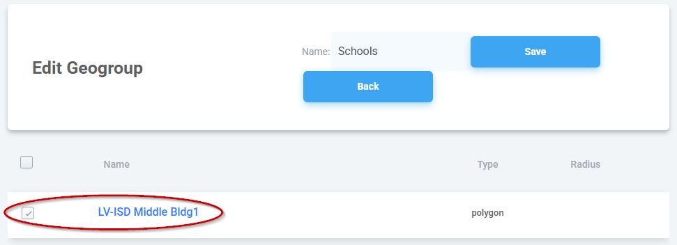 building geofence attendance geogroup schools