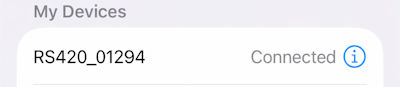 iOS Livestock Reader Allflex RS420 iPhone Connected iPhone