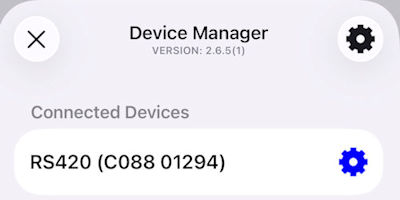 SerialMagic Keys iOS Allflex RS420 as keyboard on iPhone iPad