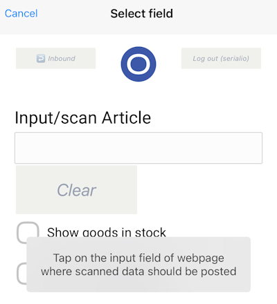 iScanBrowser Web Form Rules New Rule Tap on field to post iScanBrowser Web Form Rules New Rule Tap on field to post