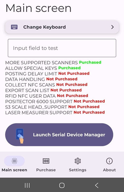 SerialMagic Keys Pro Android ALLOW SPECIAL KEYS 